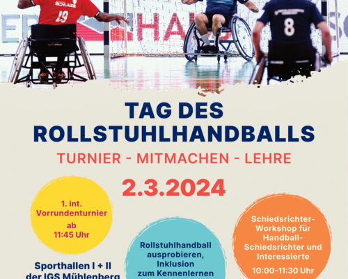 Tag des Rollstuhlhandballs